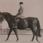 Walter Carrington riding a horse